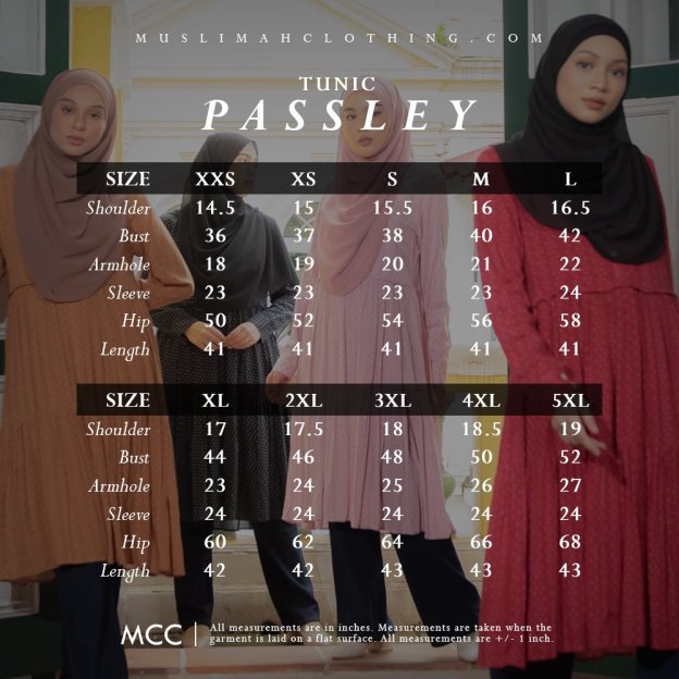 Tunic Passley - Ruby Red