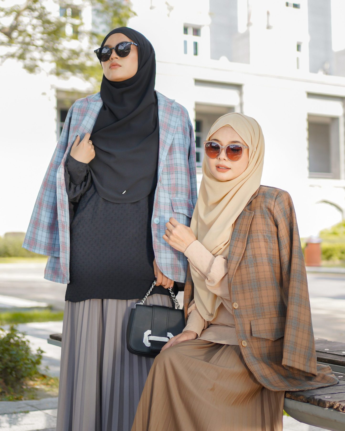 Skirt Pleated Lilie Laluna X MCC - Ash Trout