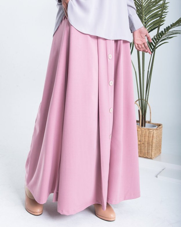 Skirt Button Reeqa - Pink
