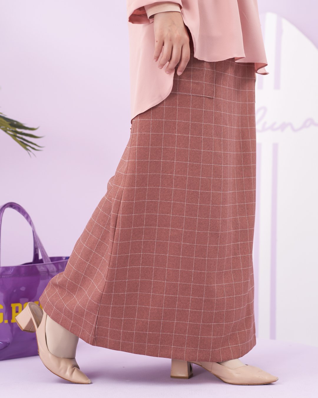 Skirt Unaisa Laluna X MCC - Dusty Rose