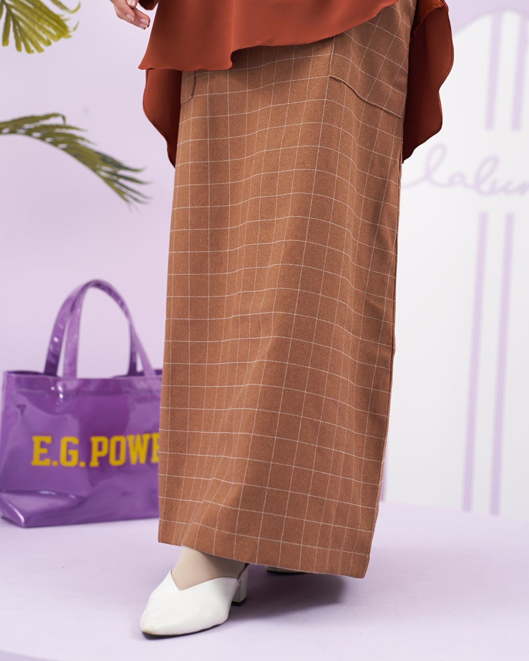 Skirt Unaisa Laluna X MCC - Peanut Brown