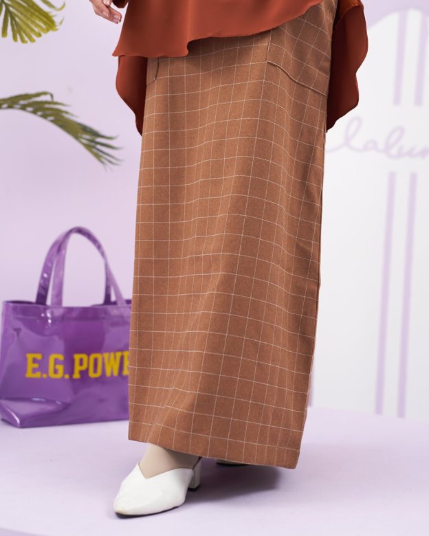 Skirt Unaisa Laluna X MCC - Peanut Brown