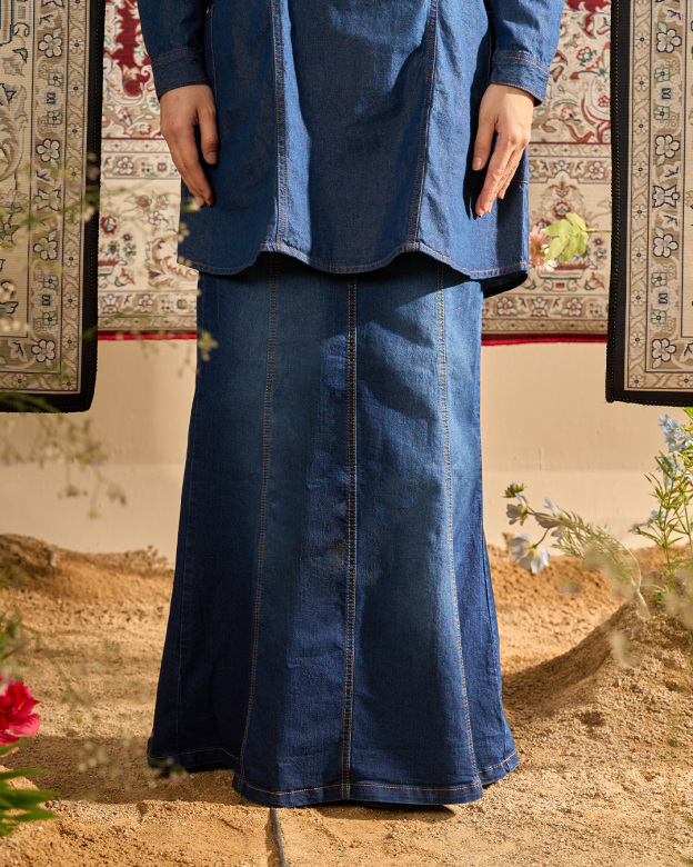 MCC Lifestyle Skirt Jeans Hessa Denim Flare Series