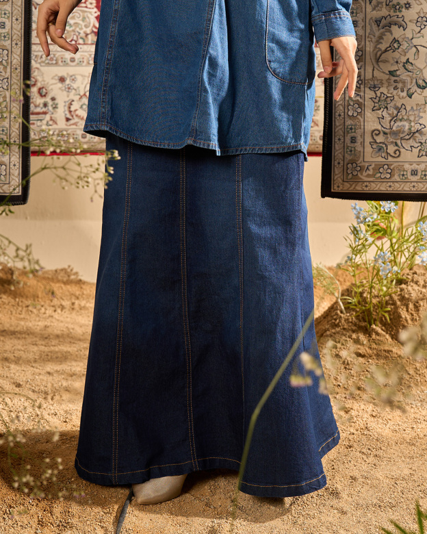 MCC Lifestyle Skirt Jeans Hessa Denim Flare Series