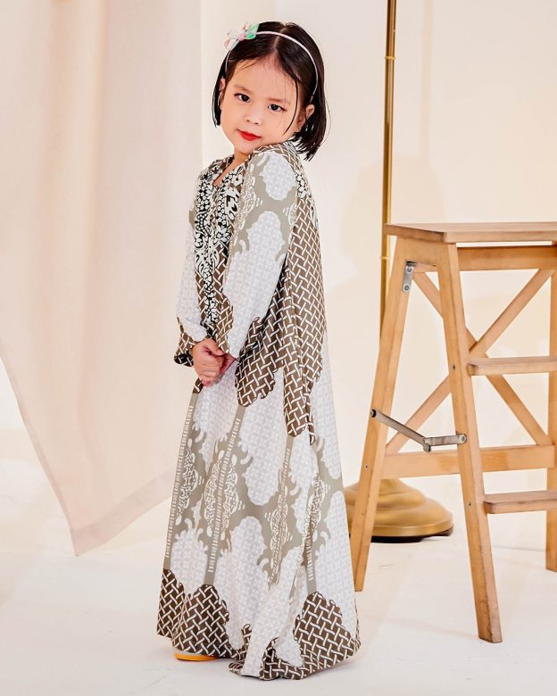 Kaftan Eshal Kids - Laurel Green