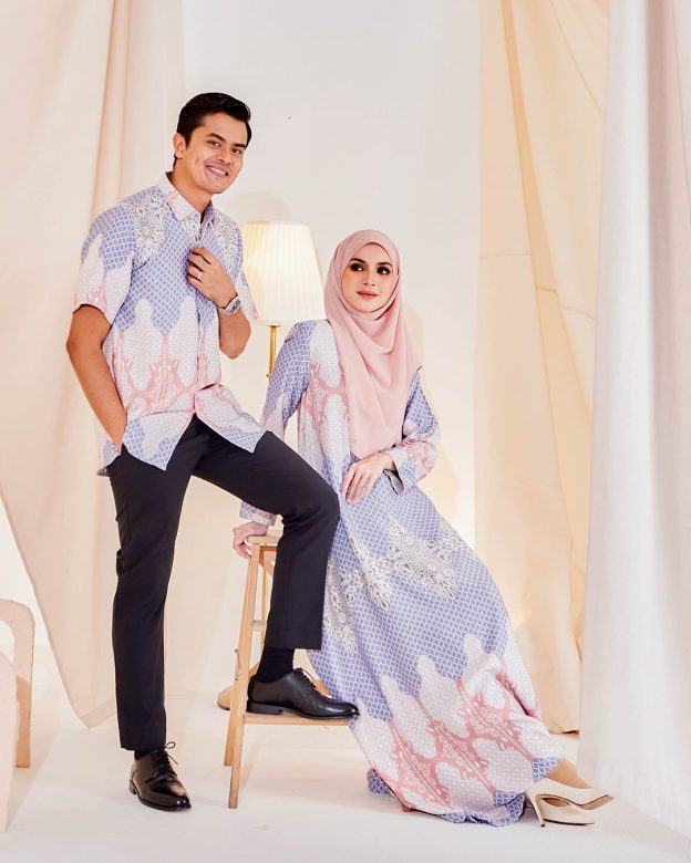 Kaftan Eshal - Pigeon Blue