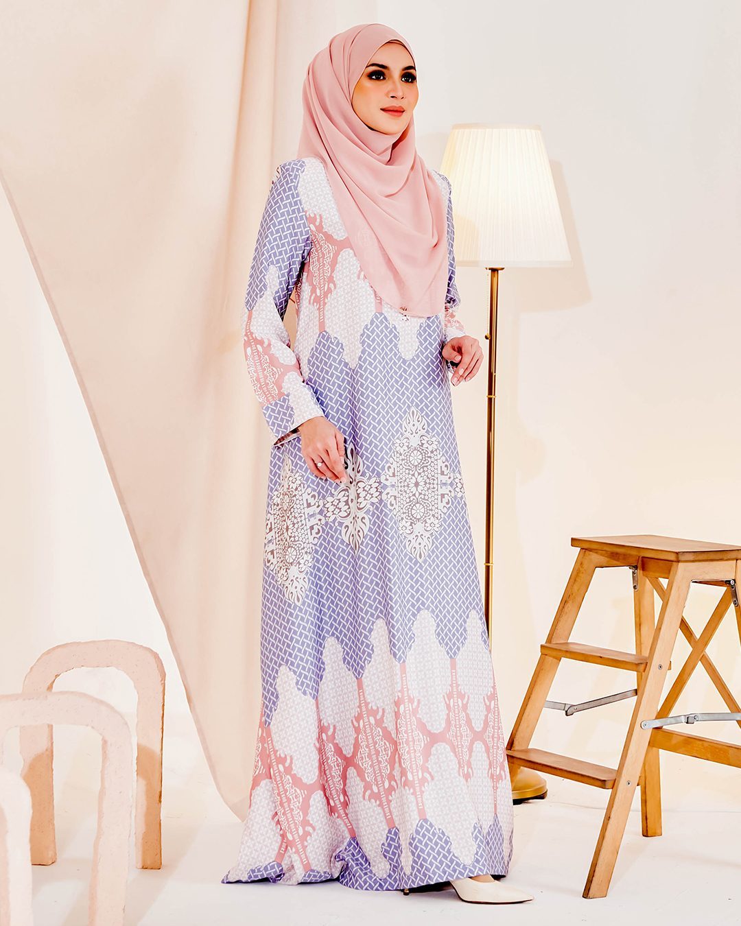 Kaftan Eshal - Pigeon Blue