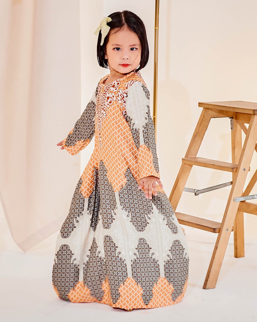 Kaftan Eshal Kids - Cadmium Orange