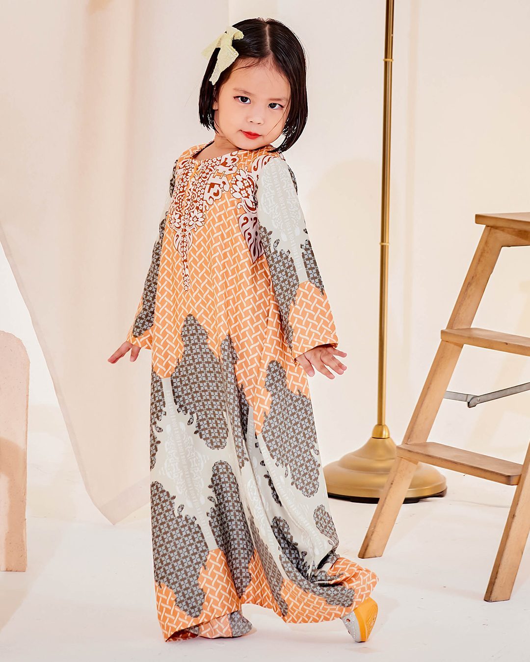 Kaftan Eshal Kids - Cadmium Orange