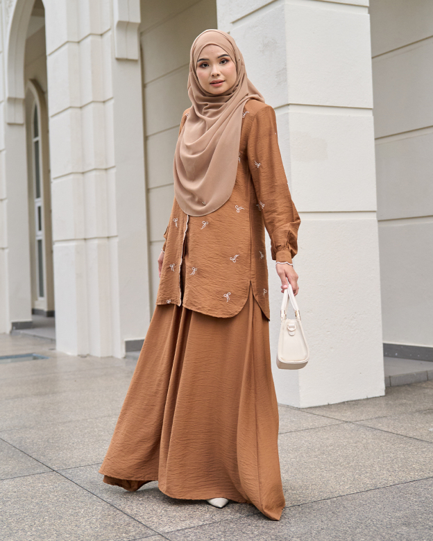 Suit Coquette Sulam Ribbon Claire – Pecan Brown