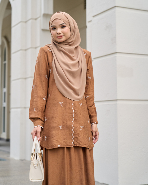 Suit Coquette Sulam Ribbon Claire – Pecan Brown