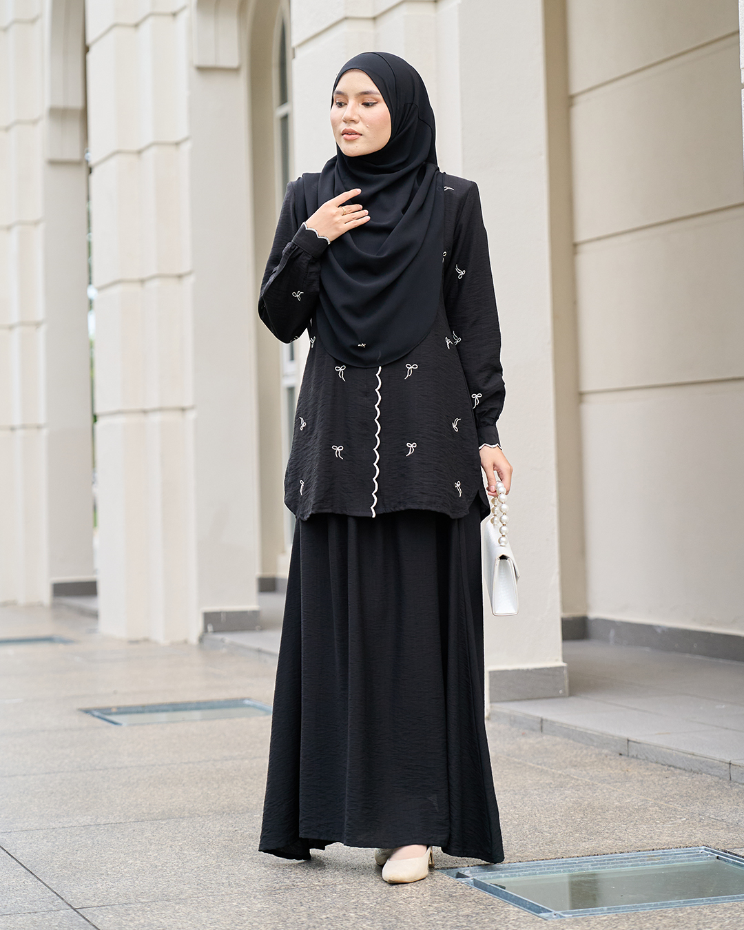 Suit Coquette Sulam Ribbon Claire – Royal Black
