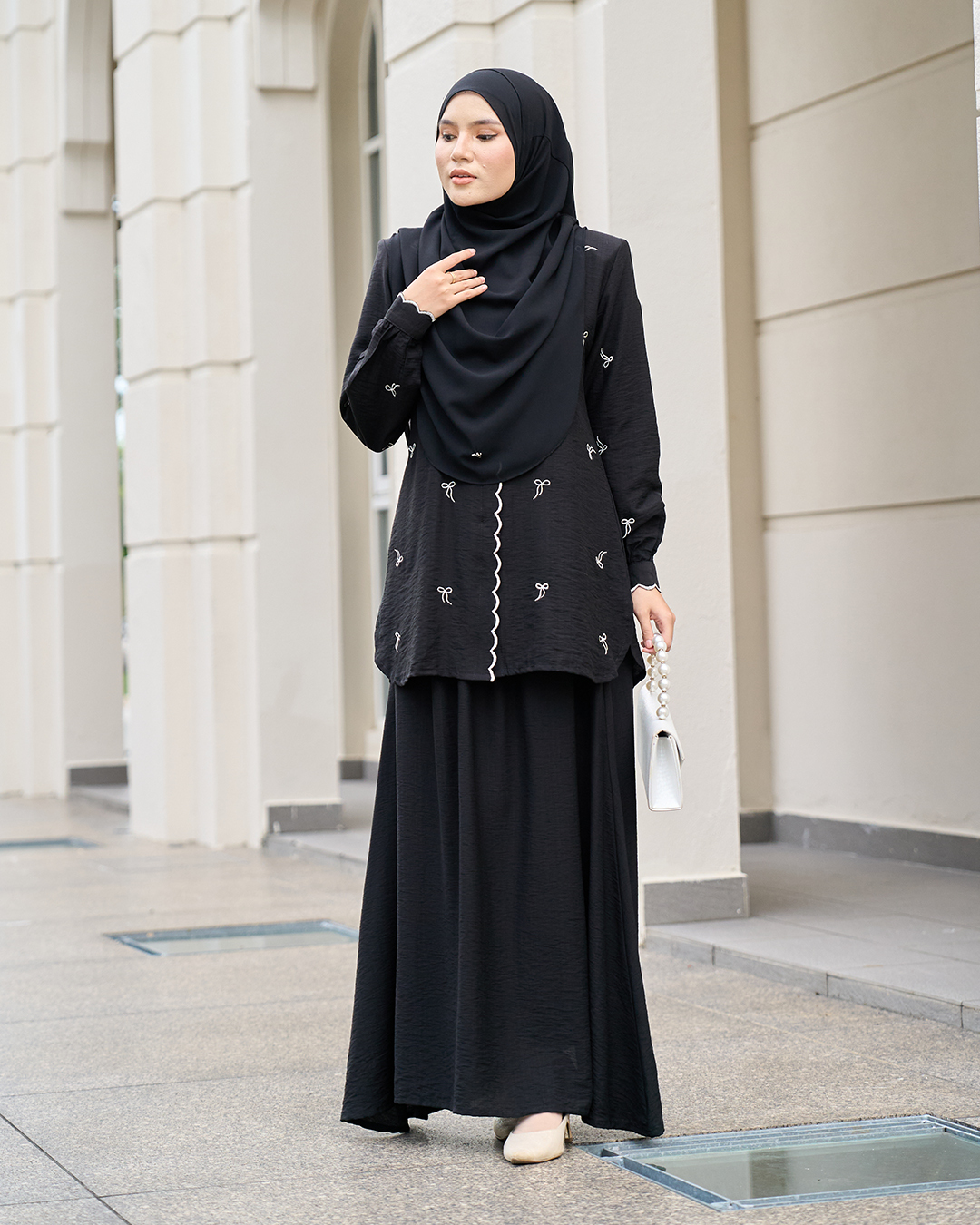 Suit Coquette Sulam Ribbon Claire – Royal Black