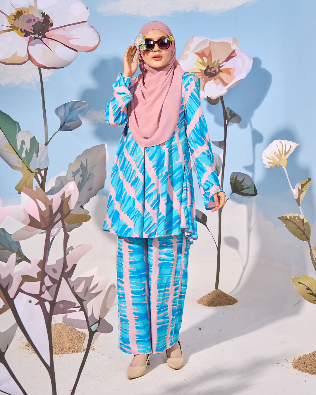 Suit Daisy Laluna X MCC - Baby Blue
