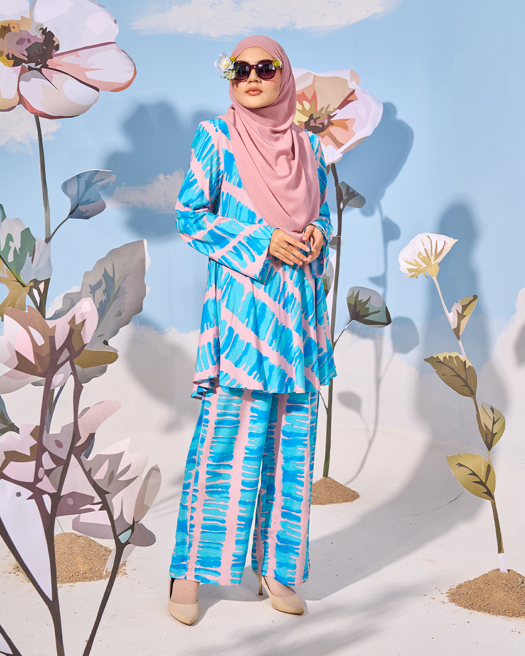 Suit Daisy Laluna X MCC - Baby Blue