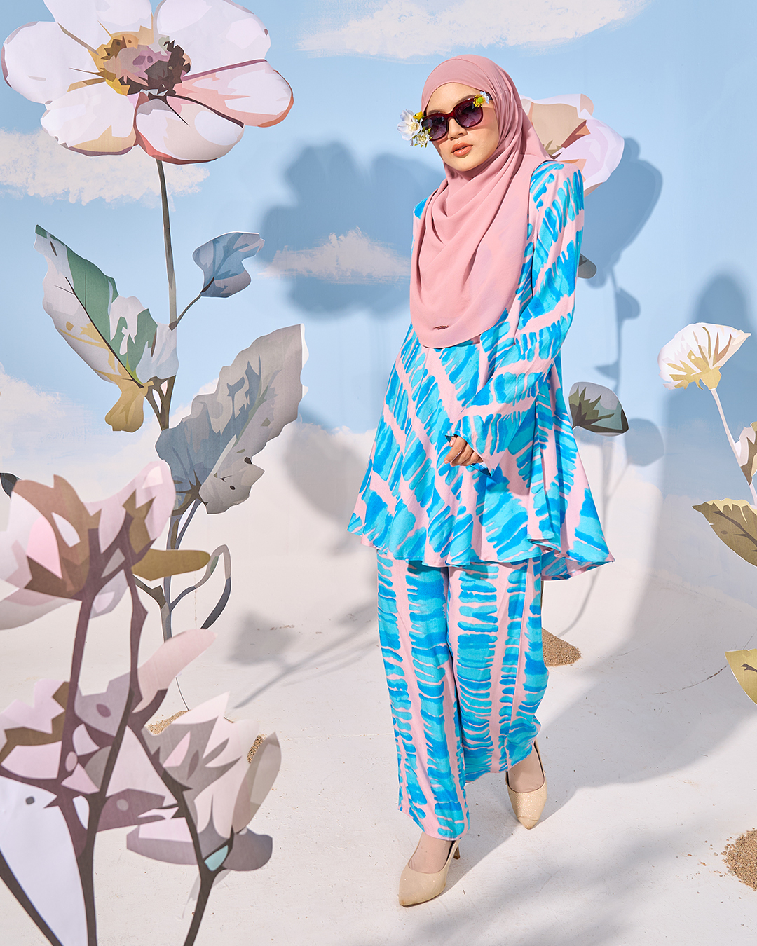 Suit Daisy Laluna X MCC - Baby Blue