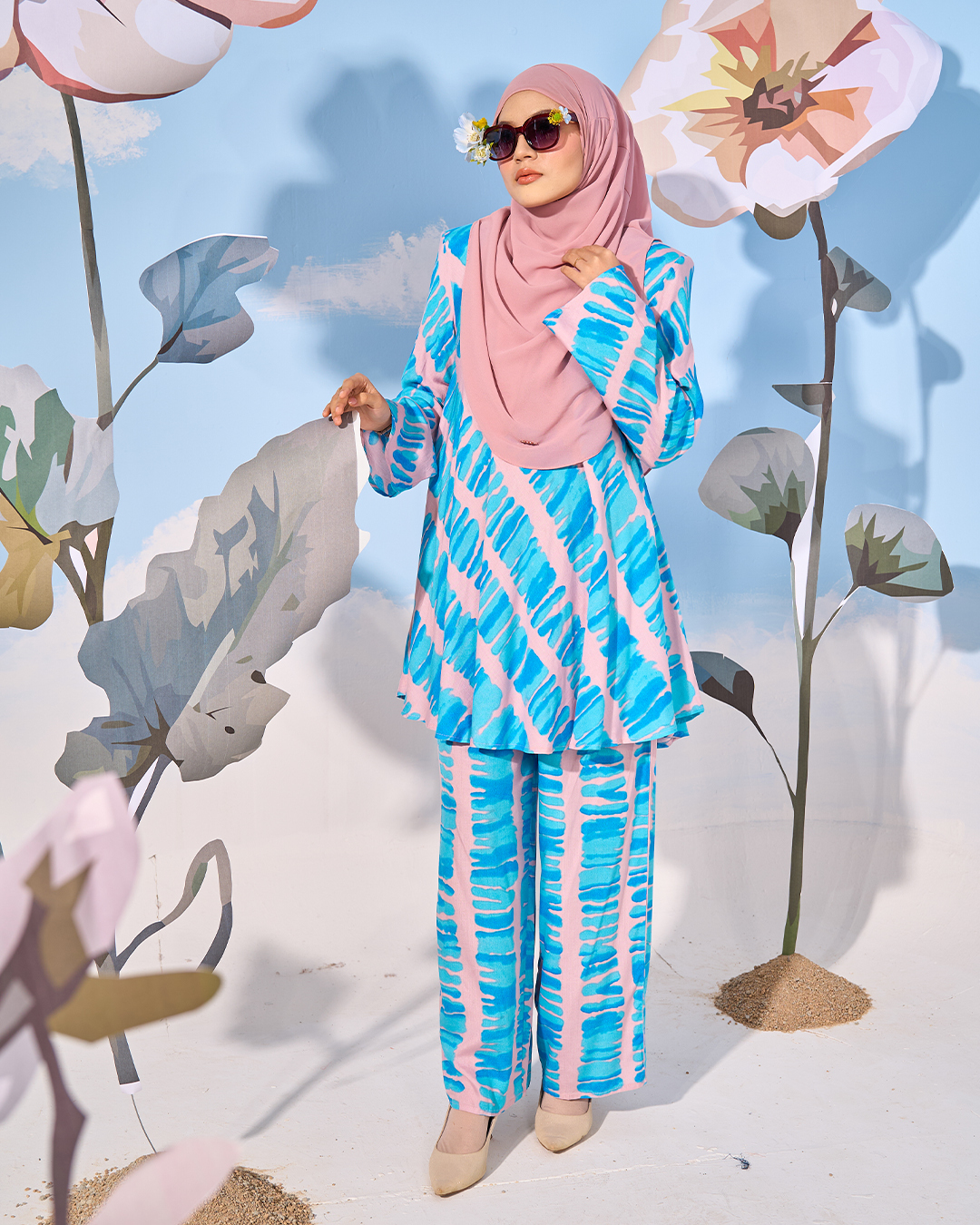 Suit Daisy Laluna X MCC - Baby Blue