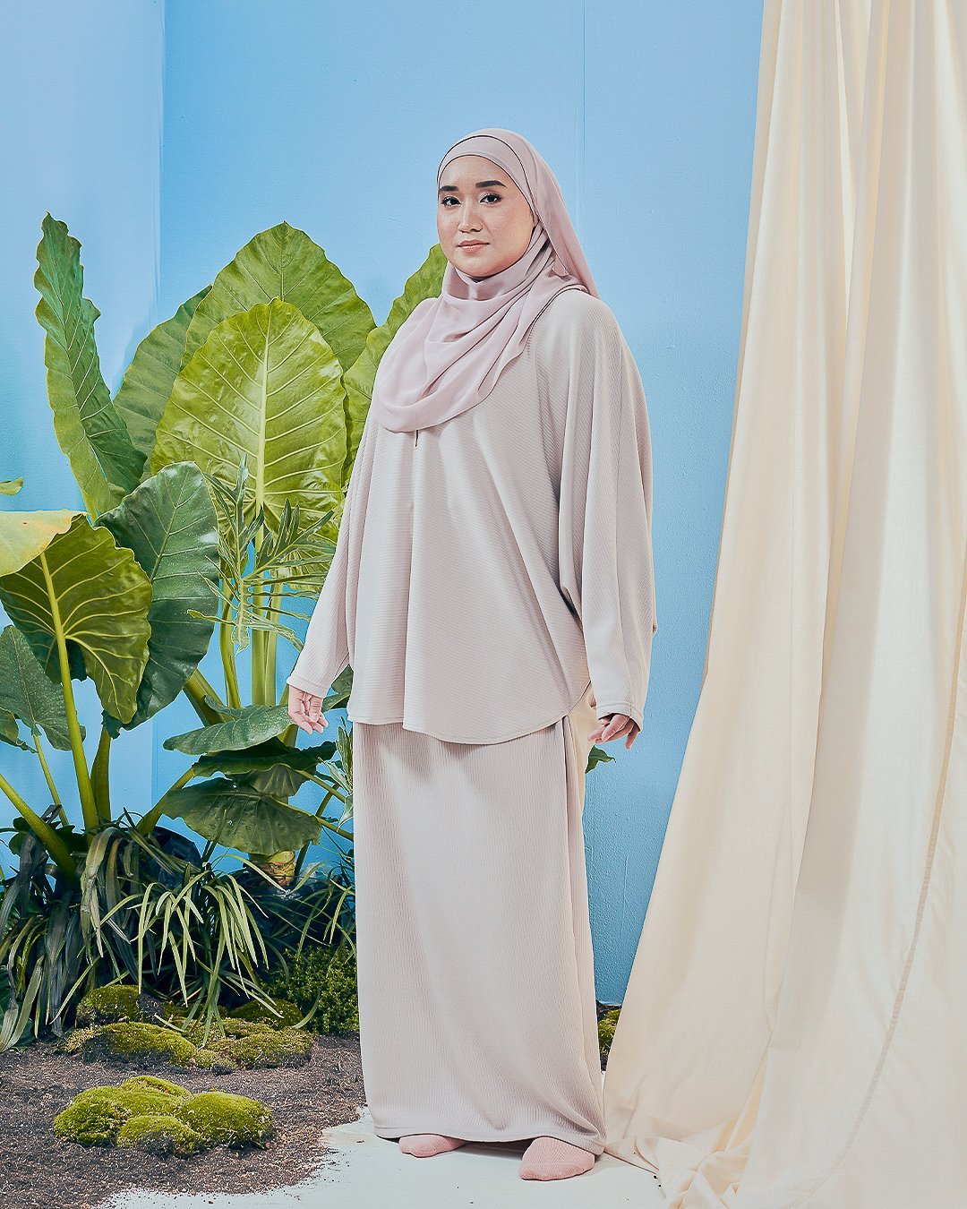 Suit Kozi Kasmira - Light Taupe