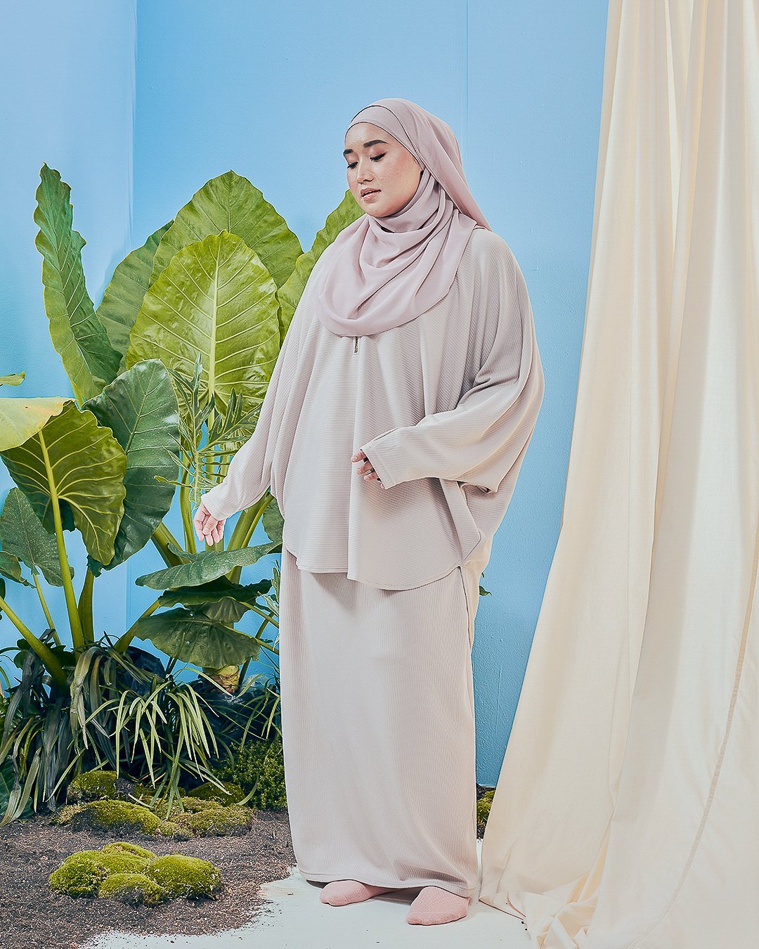 Suit Kozi Kasmira - Light Taupe