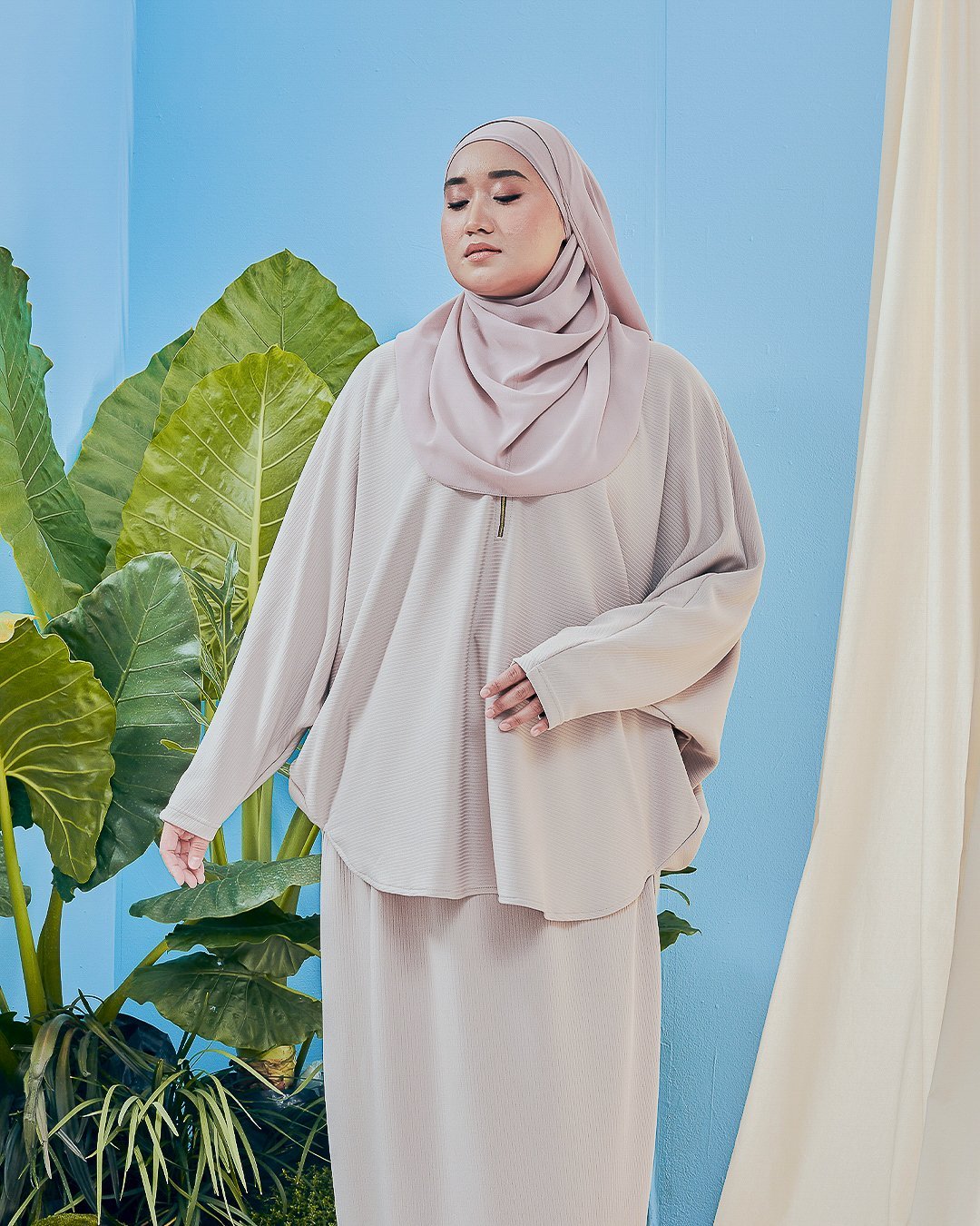 Suit Kozi Kasmira - Light Taupe