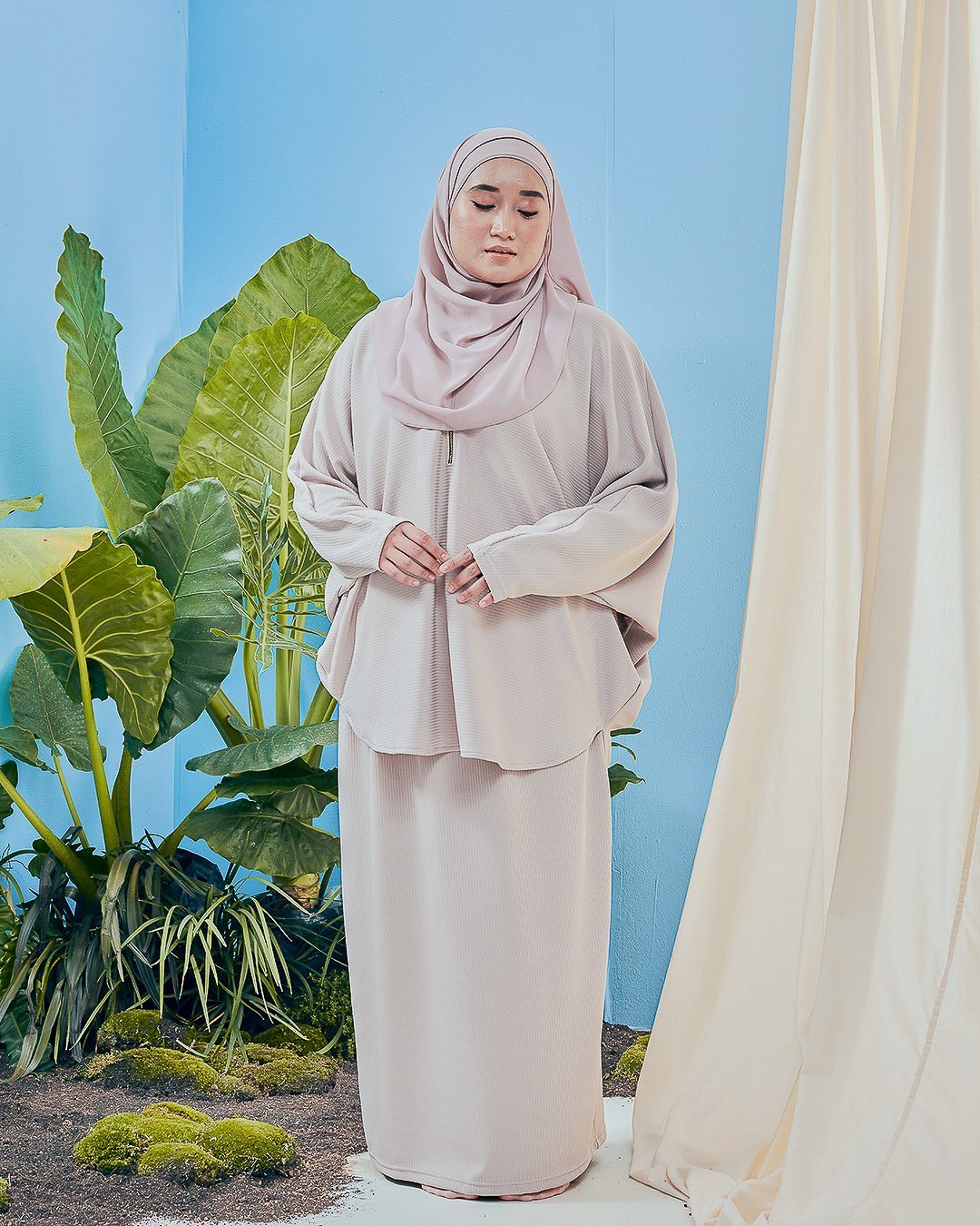 Suit Kozi Kasmira - Light Taupe