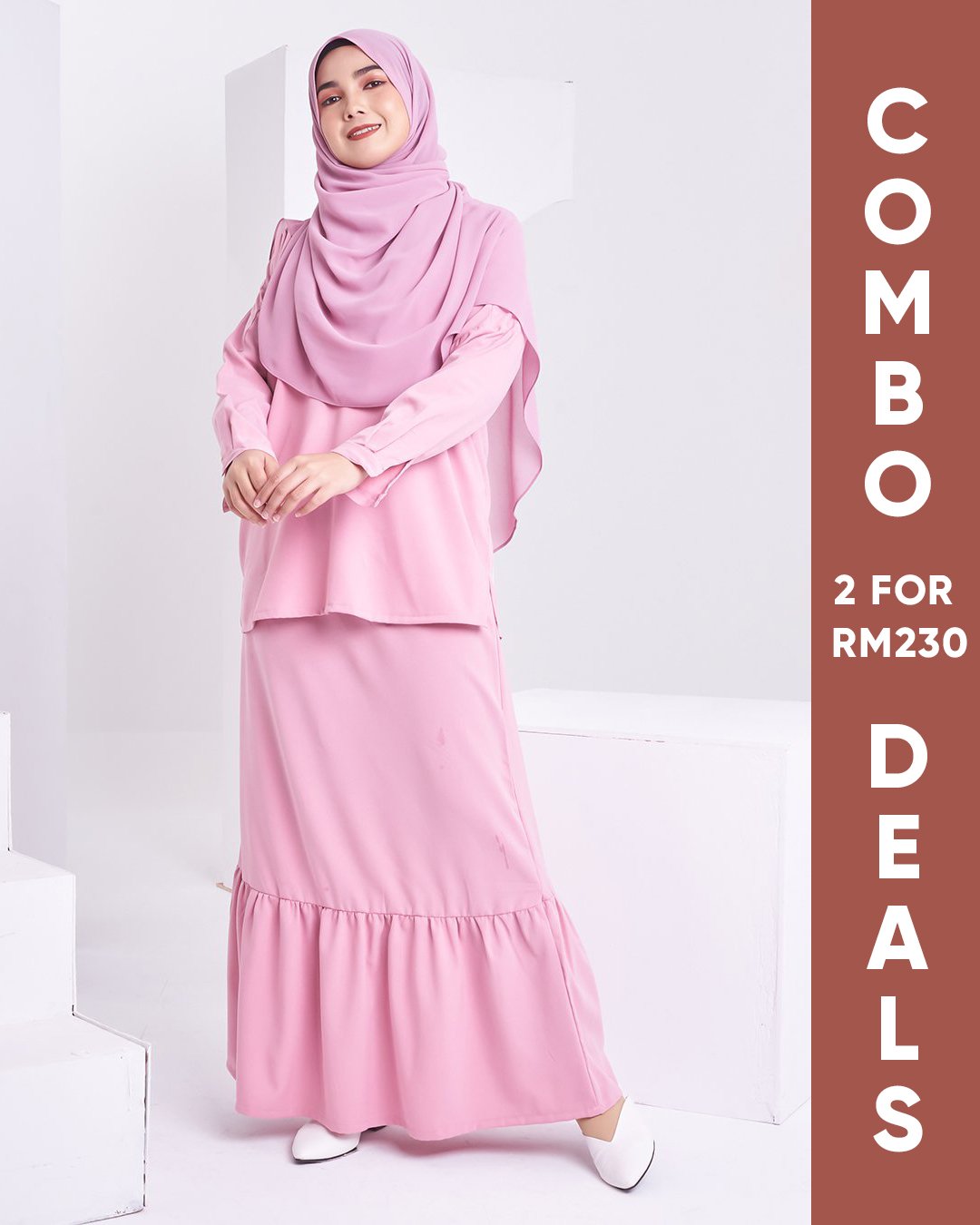 Suit Ladonna Laluna X MCC - Pink