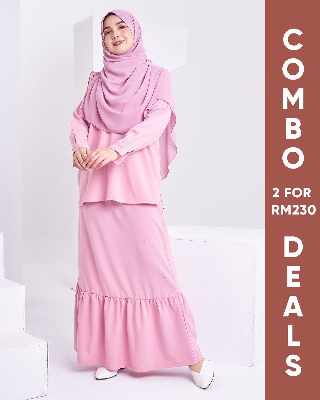 Suit Ladonna Laluna X MCC - Pink