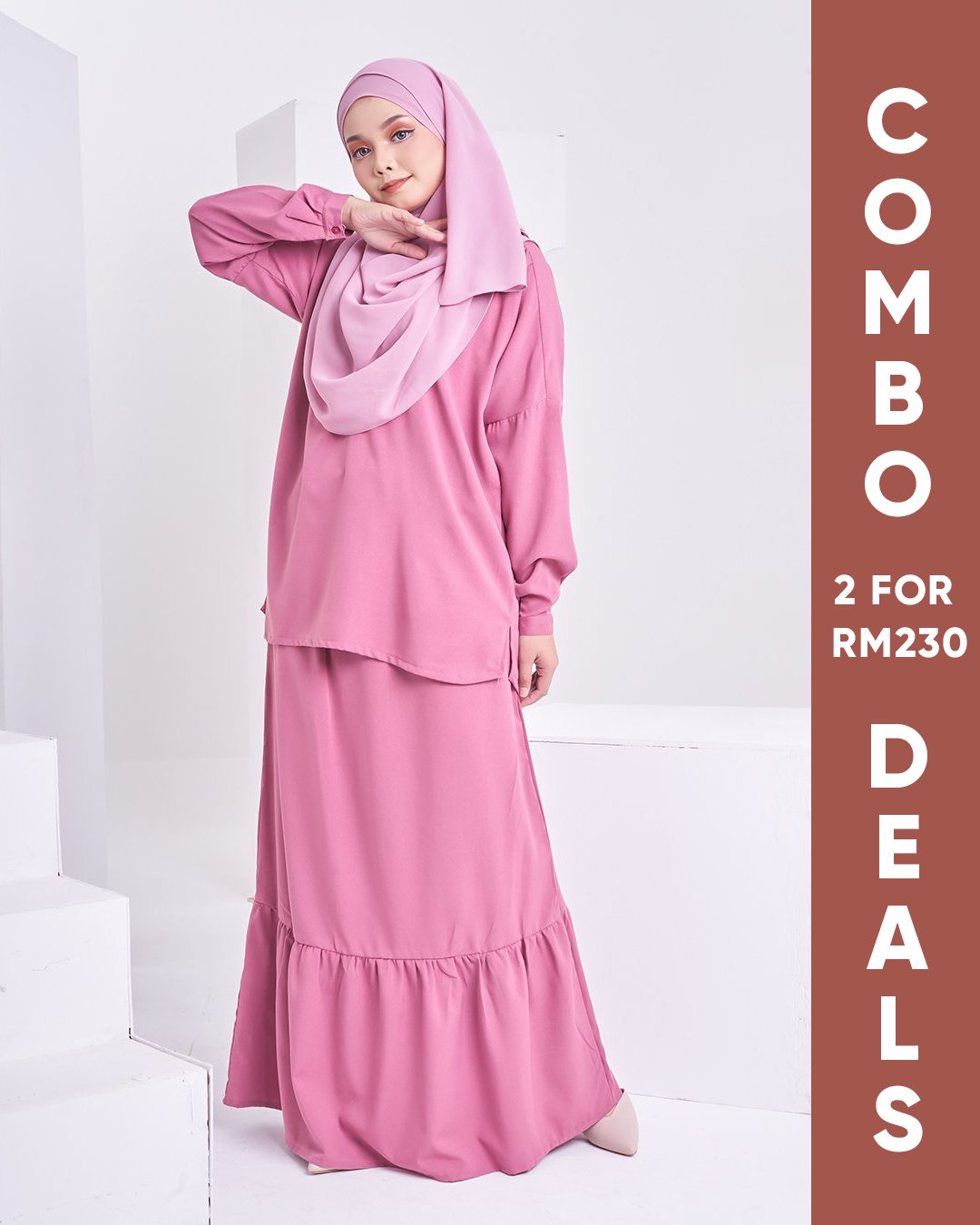 Suit Ladonna Laluna X MCC - Punch Pink