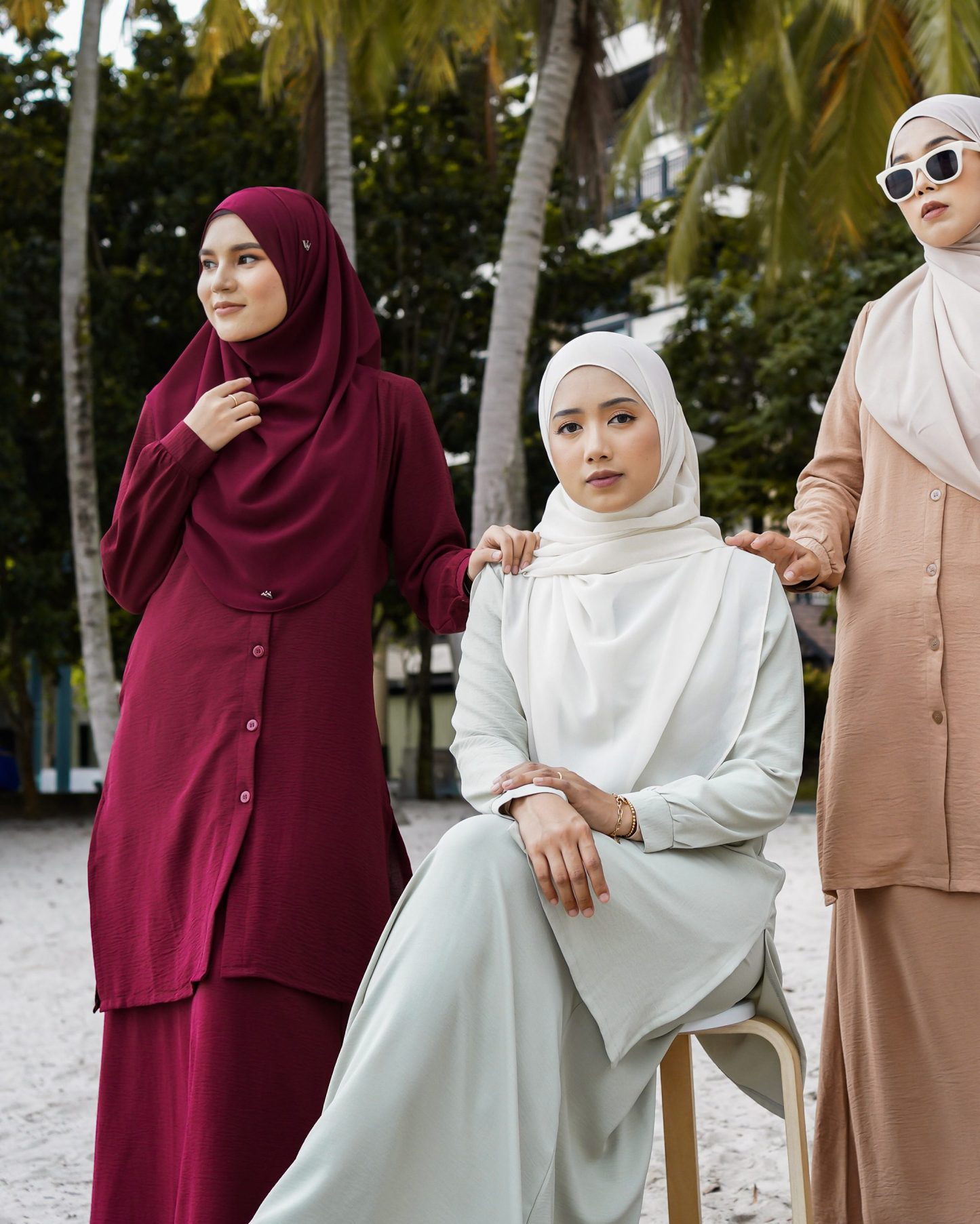 Suit Lora Laluna X MCC - Maroon