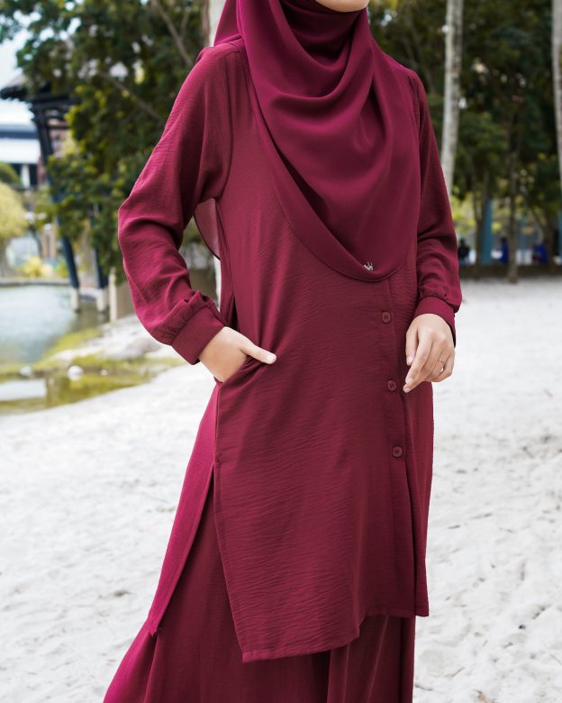 Suit Lora Laluna X MCC - Maroon