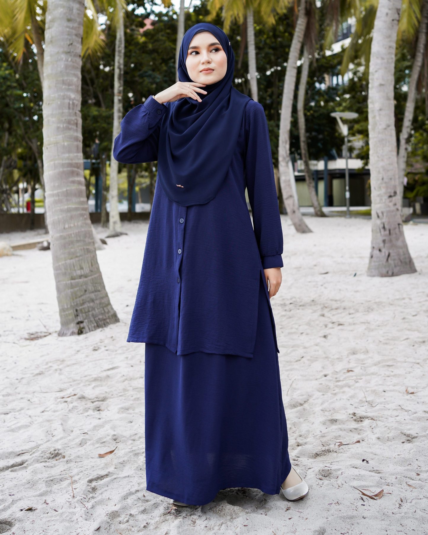 Suit Lora Laluna X MCC - Navy Blue