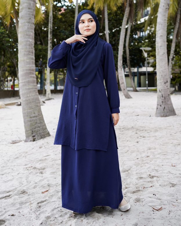 Suit Lora Laluna X MCC - Navy Blue