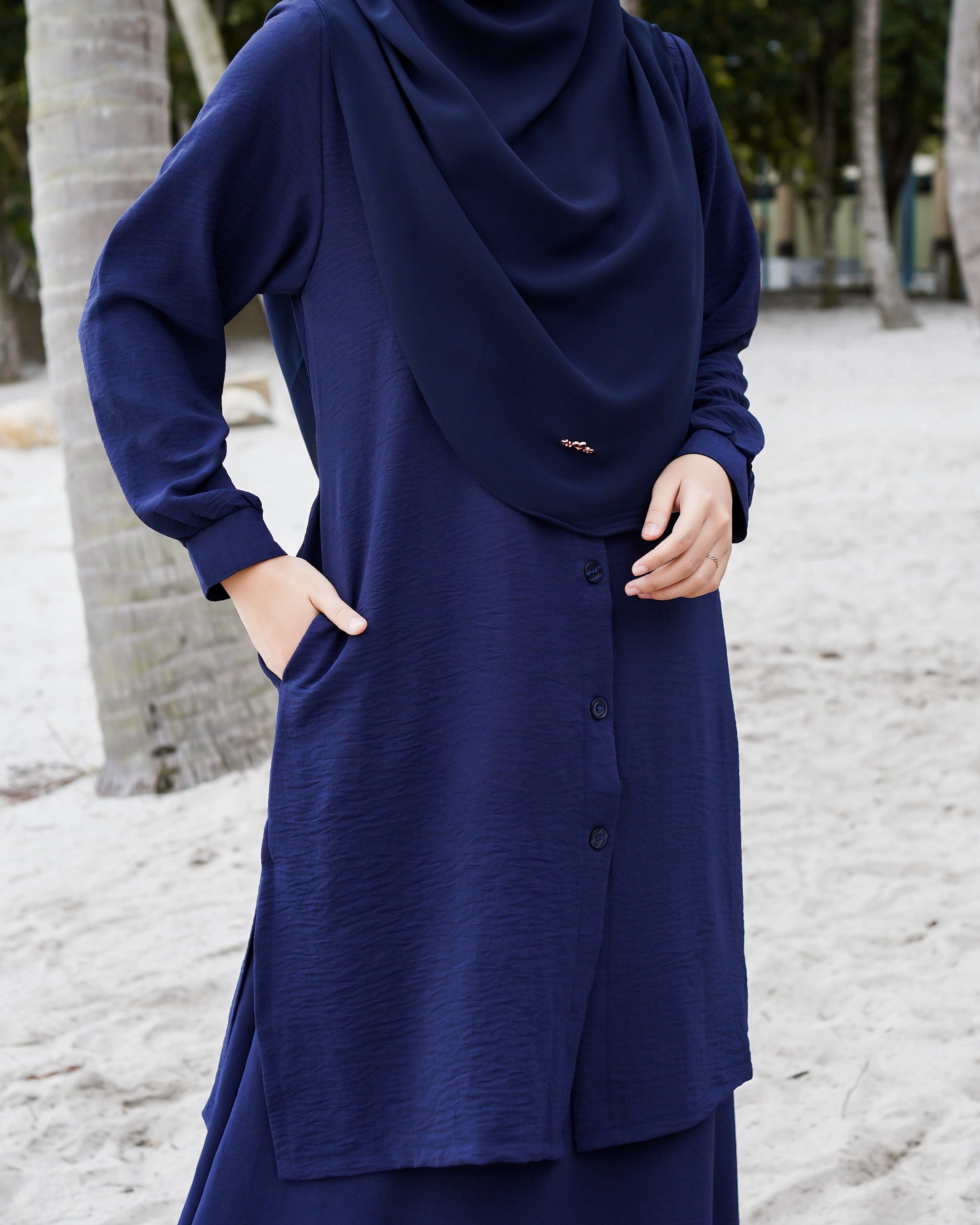 Suit Lora Laluna X MCC - Navy Blue