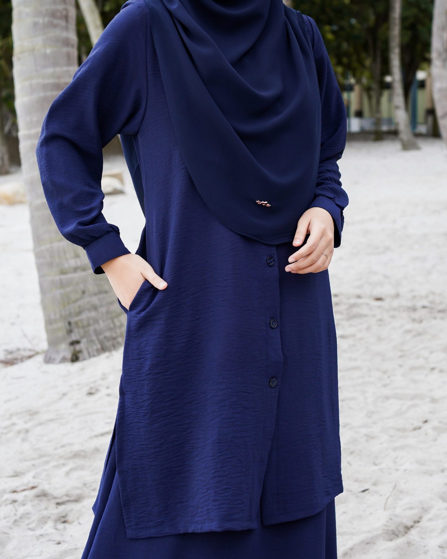 Suit Lora Laluna X MCC - Navy Blue