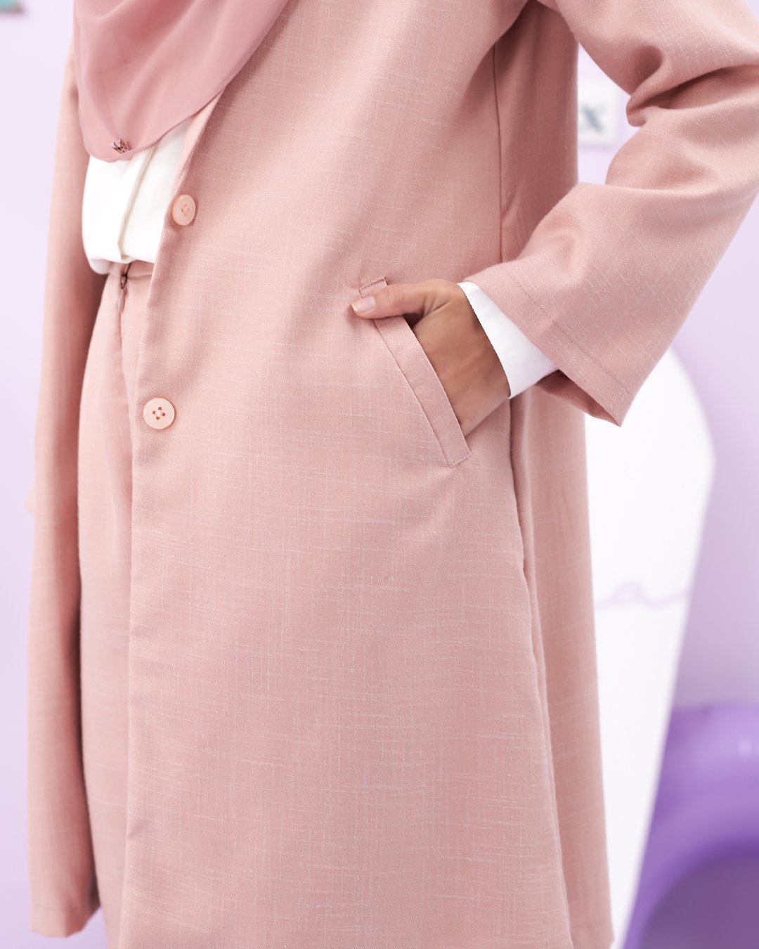 One Suits Blazer Leeta Laluna X MCC - Light Peachy