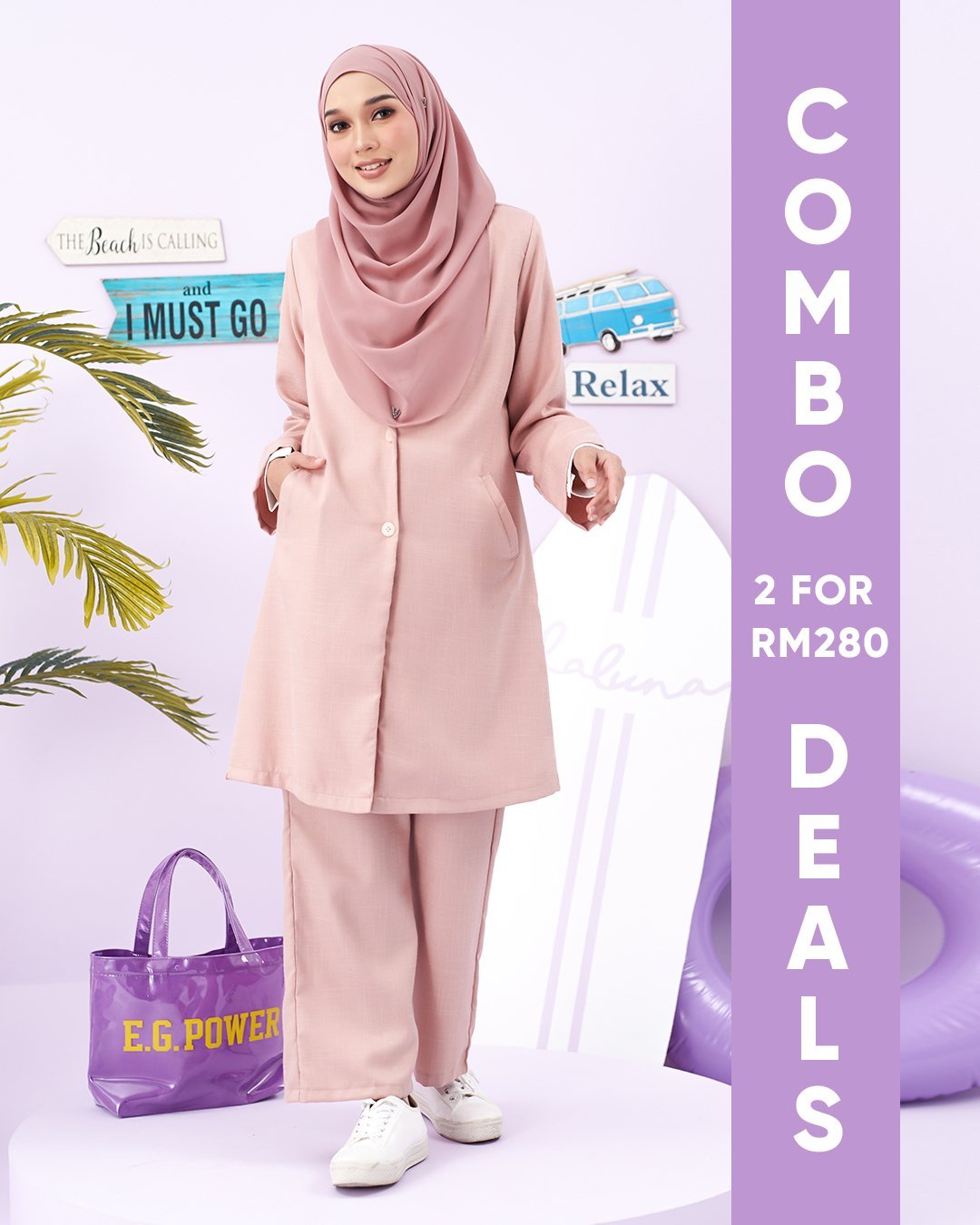 One Suits Blazer Leeta Laluna X MCC - Light Peachy