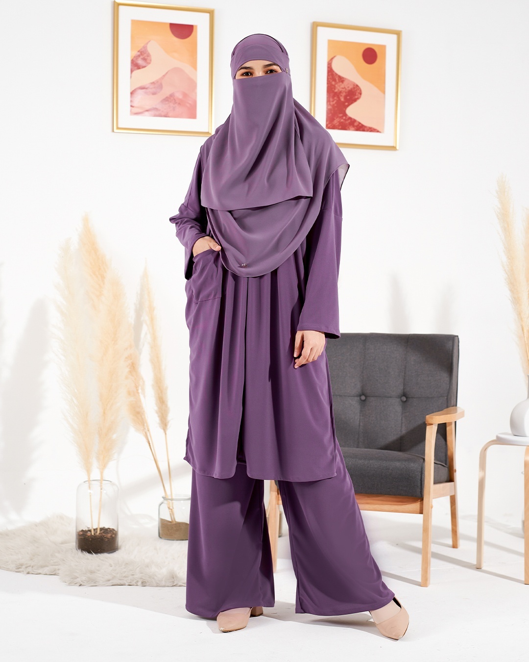Suit Lenora - Plum Purple