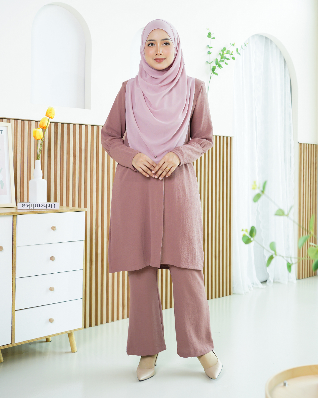 Suit Leyla Laluna X MCC - Coral Almond