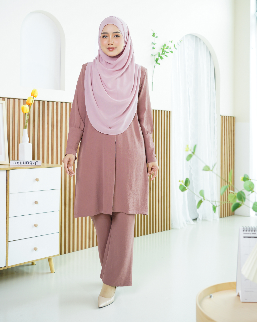 Suit Leyla Laluna X MCC - Coral Almond