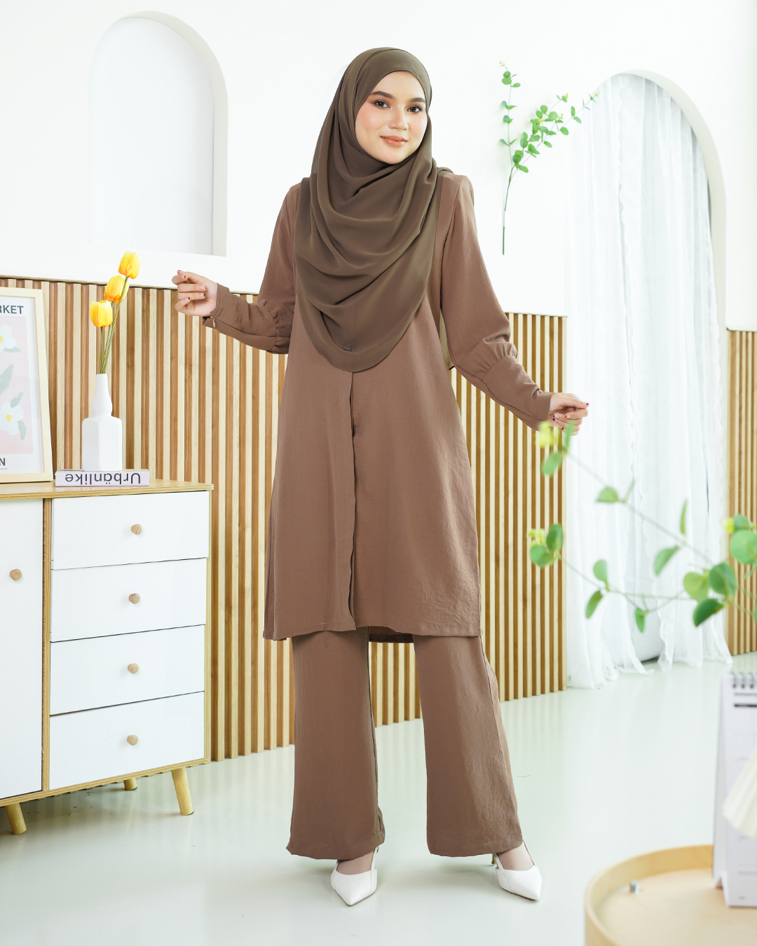 Suit Leyla Laluna X MCC - Peanut Brown