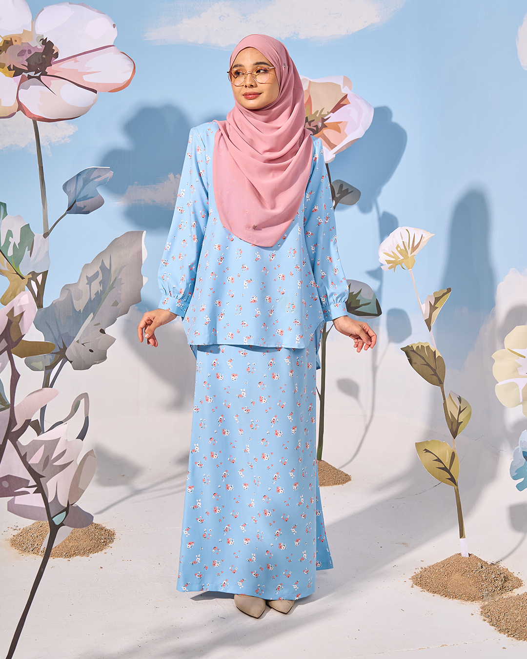 Suit Liani Laluna X MCC - Primrose Babyblue