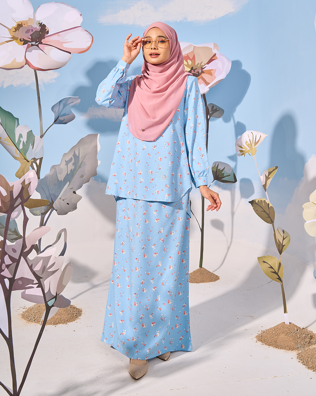 Suit Liani Laluna X MCC - Primrose Babyblue