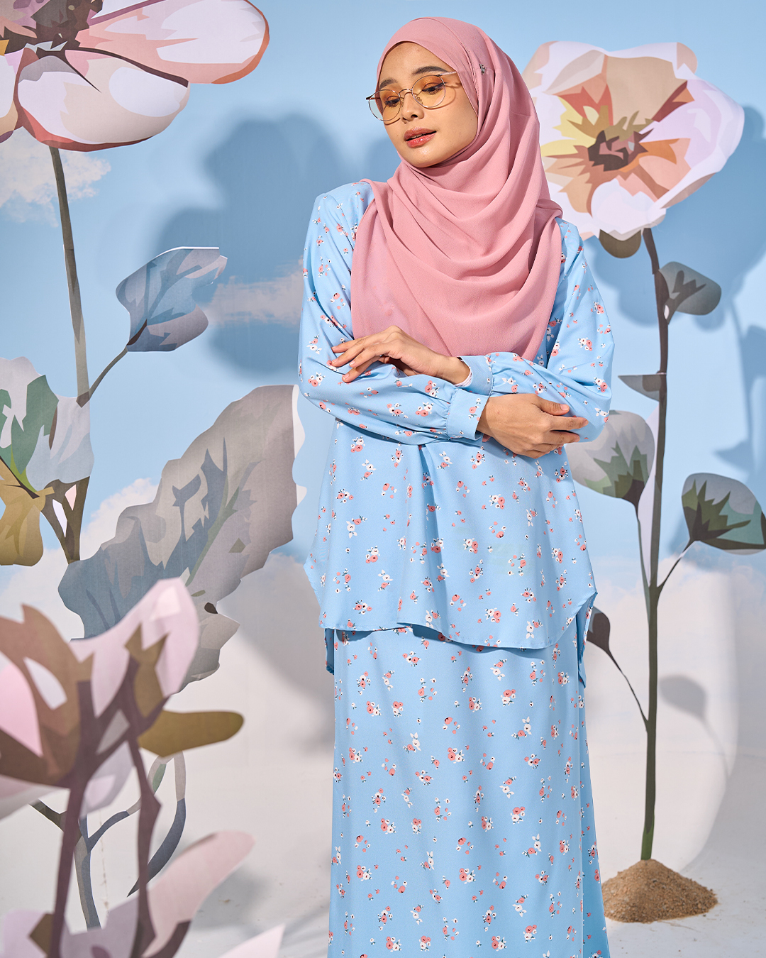 Suit Liani Laluna X MCC - Primrose Babyblue