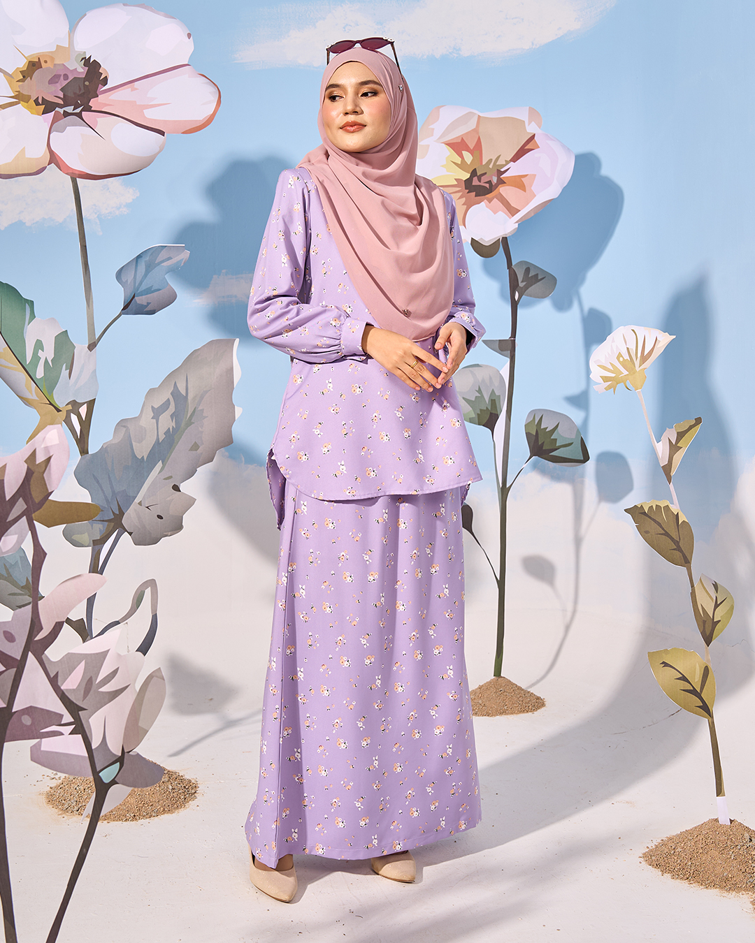 Suit Liani Laluna X MCC - Primrose Wisteria