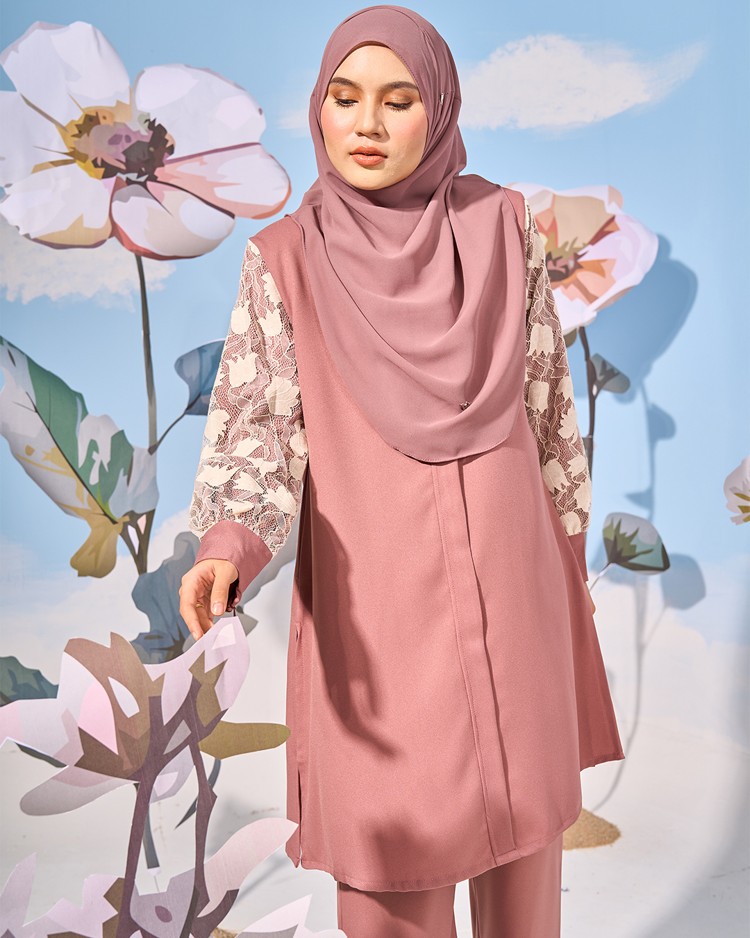 Suit Liliana Laluna X MCC - Mauve