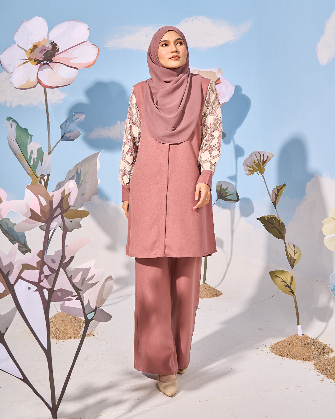Suit Liliana Laluna X MCC - Mauve