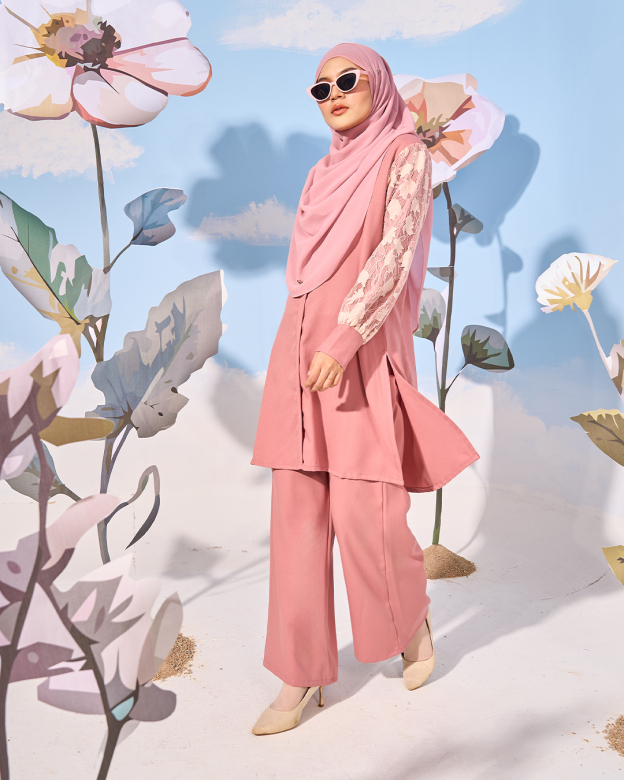 Suit Liliana Laluna X MCC - Rose Pink
