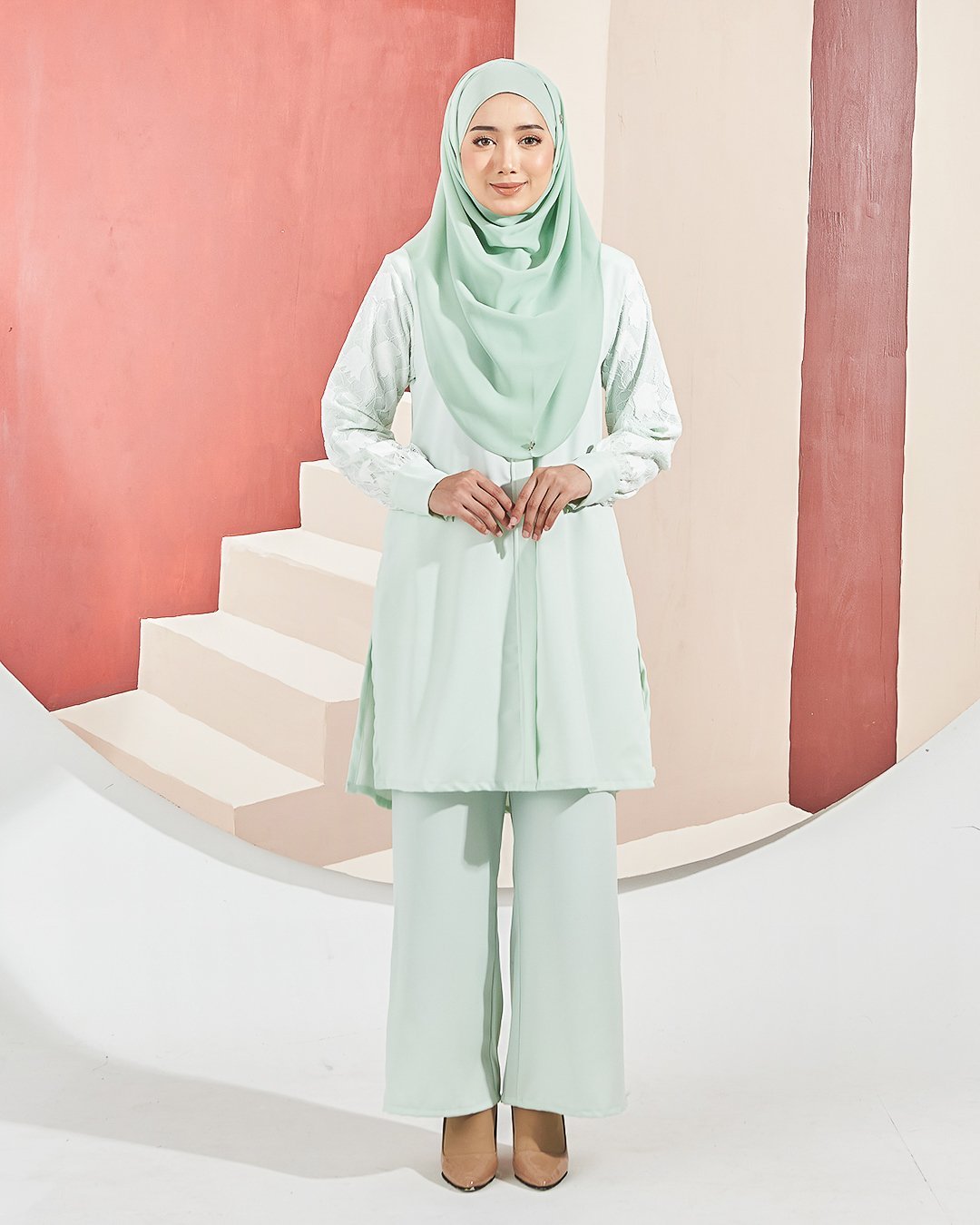 Suit Liliana Laluna X MCC - Tea Green