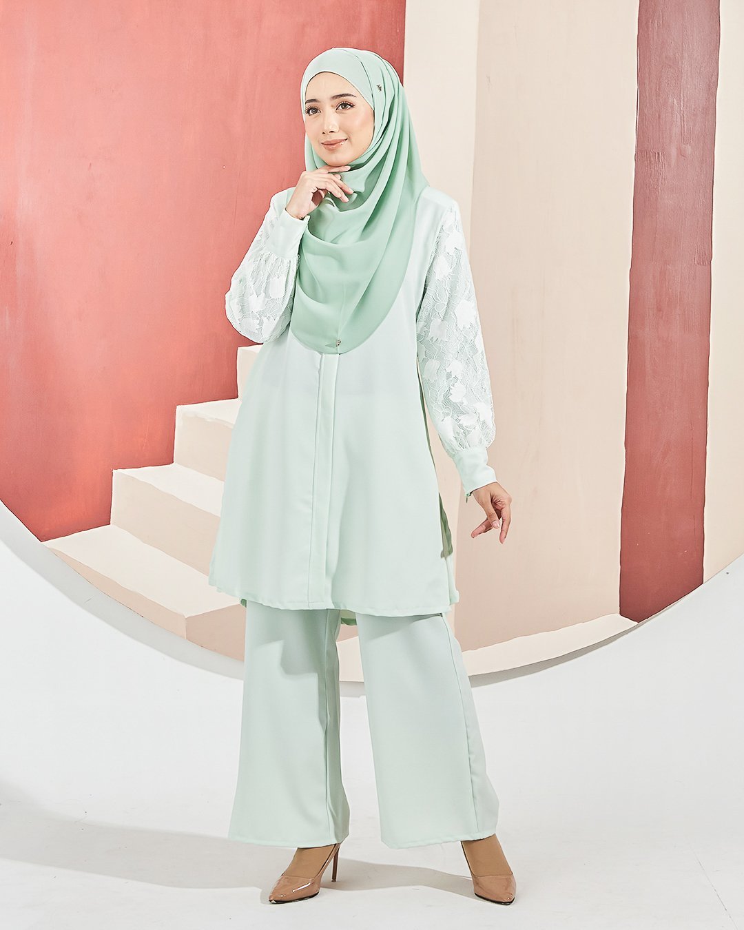 Suit Liliana Laluna X MCC - Tea Green