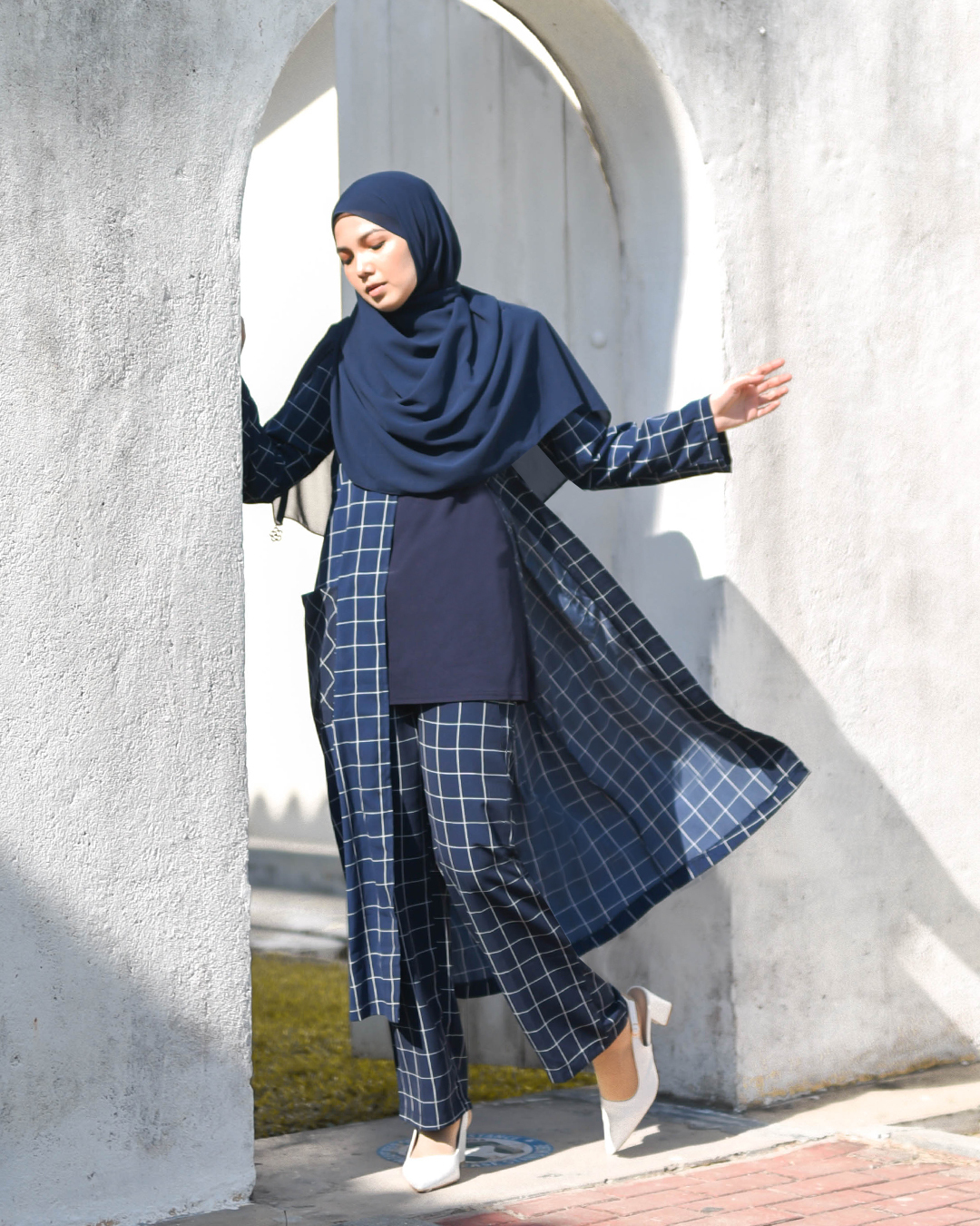 Suit Fatma - Navy Blue